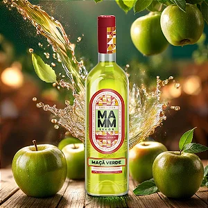 Licor Fino de Maçã Verde Tradicional 750ml - Mamm Likör