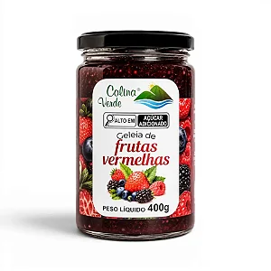 Geleia de Frutas Vermelhas, 400g - Colina Verde