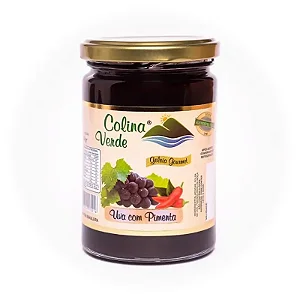 Geleia de Uva com Pimenta 400g - Colina Verde