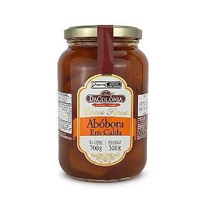 Abóbora em Calda, 700g - DaColonia