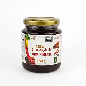 Geleia de Chocolate com Pimenta, 280g - Sabor da Colônia
