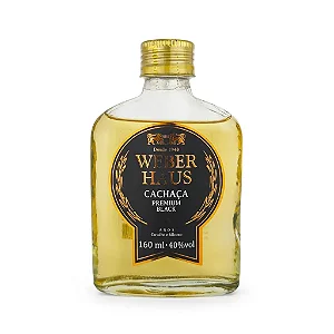 Cachaça Premium Black 3 anos, 160ml - Weber Haus