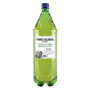 Vinho Colonial Branco Suave, 1,9L - Vô Fiorindo