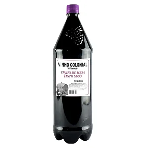 Vinho Colonial Tinto Seco, 1,9L - Vô Fiorindo