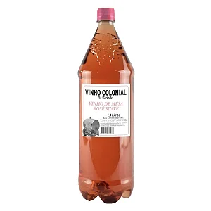 Vinho Colonial Rosé Suave, 1,9L - Vô Fiorindo