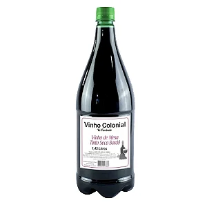 Vinho Colonial Tinto Bôrdo Seco, 1,45L - Vô Fiorindo
