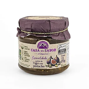 Geleia de Figo com Pistache, 170g - Casa do Sabor