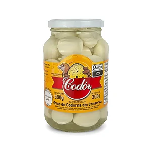 Ovo de Codorna em Conserva, 580g - Conservas Francisco