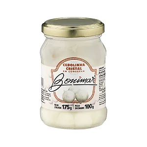 Cebolinha Cristal em Conserva, 175g - Bonimar