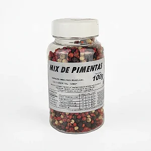 Mix de Pimentas Pote, 100g - Foco Alternativo