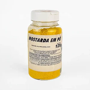 Mostarda em Pó Pote, 120g - Foco Alternativo