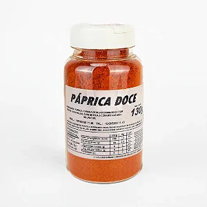 Páprica Doce Pote, 130g - Foco Alternativo