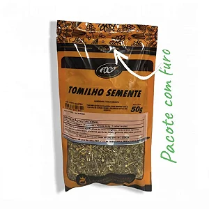 Tomilho Semente Pacote, 50g - Foco Alternativo