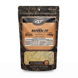 Tempero Natural Fit Pacote, 100g - Foco Alternativo