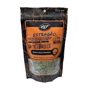 Estragão Folhas Pacote, 10g - Foco Alternativo