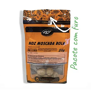 Noz Moscada Bola, 20g - Foco Alternativo