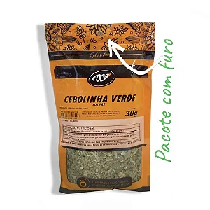 Cebolinha Verde Folhas, 30g - Foco Alternativo
