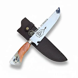 Faca Artesanal Gaúcha Nossa Senhora de Aparecida 9"