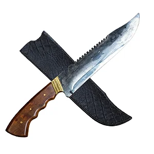 Faca Artesanal Rambo em Aço Carbono 10"