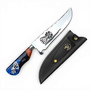 Faca Artesanal Nossa Senhora Aparecida Terço 10"