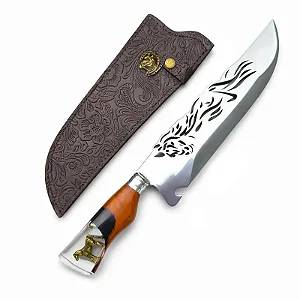 Faca Artesanal Gaúcha Cavalo 10"