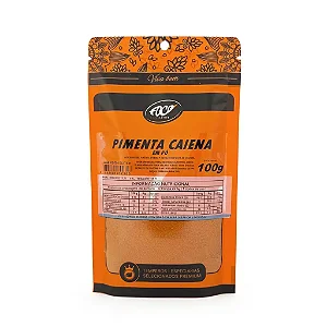Pimenta Caiena em Pó, 100g - Foco Alternativo
