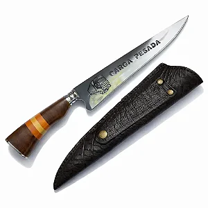 Faca Artesanal Carbono Caminhão 9"