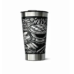 Copo Térmico Personalizado Churrasco 473ml