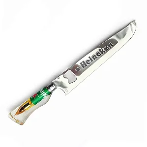 Faca Personalizada Heineken | Projétil | Abridor 10"
