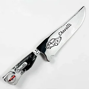 Faca Artesanal Resina Carro Chevette 10"