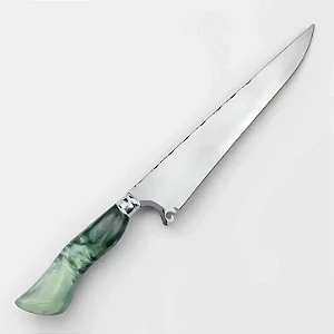 Faca Artesanal em Aço Inox Cabo de Resina 10"