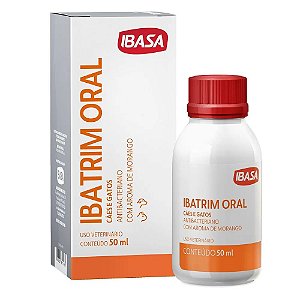 Antibacteriano Ibatrim para Cães e Gatos Ibasa 50ml