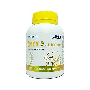 Mundo Animal Omex 3 1100Mg Nutrisana 30 Caps 52,8G