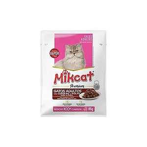 Ração Úmida Mikcat Sabor Cordeiro 85g