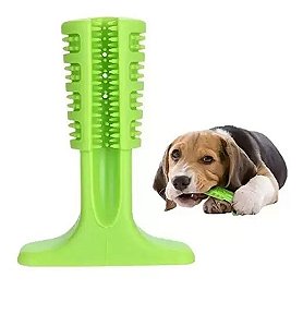 Escova dental para cachorro e mordedor toothbrush Pet Líder