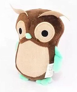 Brinquedo De Pelúcia Para Cães Coruja C/ Apito Home Pet - N 2