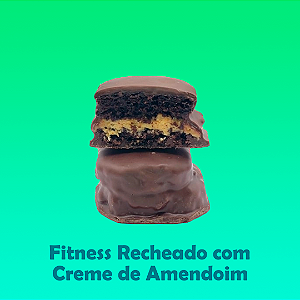 Pão de Mel Fitness Recheado com Creme de Amendoim
