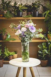 BUQUÊ ELEGANCE - LIZIANTHUS
