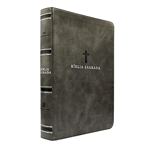 Biblia Leitura Perfeita | Couro Soft Cinza | Acf Thomas Nelson Brasil
