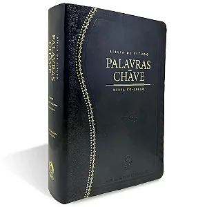 Bíblia de Estudo Palavras-Chave Luxo Preta