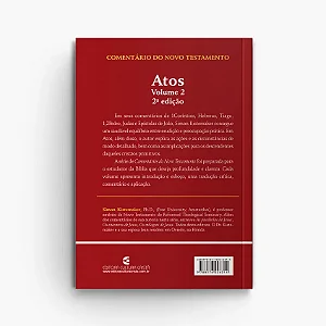 Comentario do NT - Atos Volume 2 - 2 Edição -- ECC