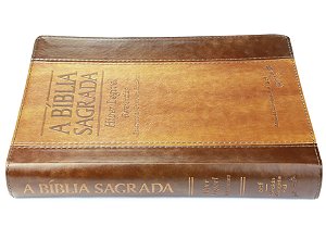 Bíblia ACF Hiper Legível com Ref. e Mapas - Chocolate / Havana - cód. 4402