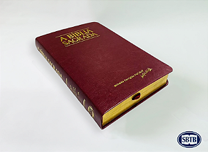 Bíblia ACF Letra Gigante - Luxo Vinho - cód. 3123