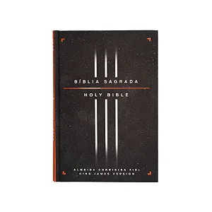 BÍBLIA BILÍNGUE ACF/KJV, PORTUGUÊS/INGLÊS, CAPA DURA, LEITURA PERFEITA