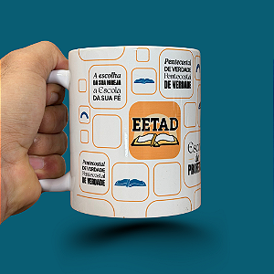 Caneca Personalizada da EETAD - Branca