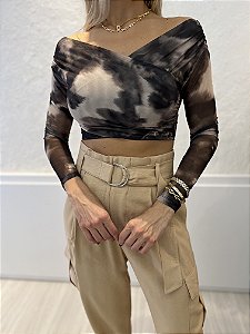 Cropped Marmorizado Briana