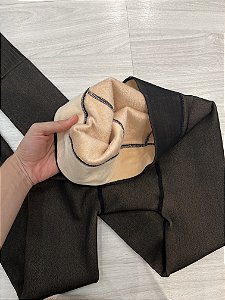 Meia Calça Peluciada Preta