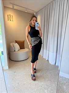 Vestido Midi Canelado Nayara