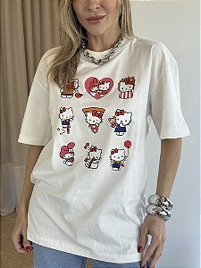 T-Shirt Alongada Hello Kitty Minis