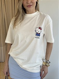 T-Shirt Alongada Hello Kitty Costas